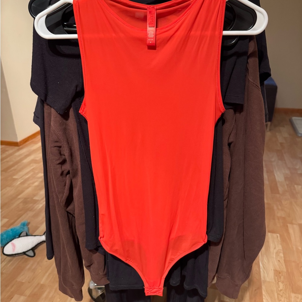 SKIMS Red Bodysuit